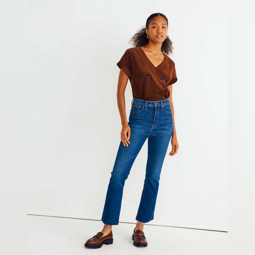 Madewell Slim Demi Boot Cut Jeans